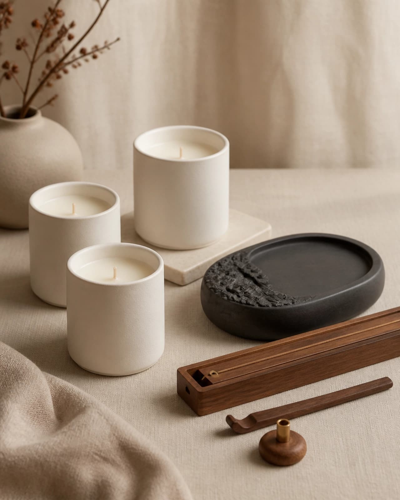East Zen House candles, incense, and ritual objects